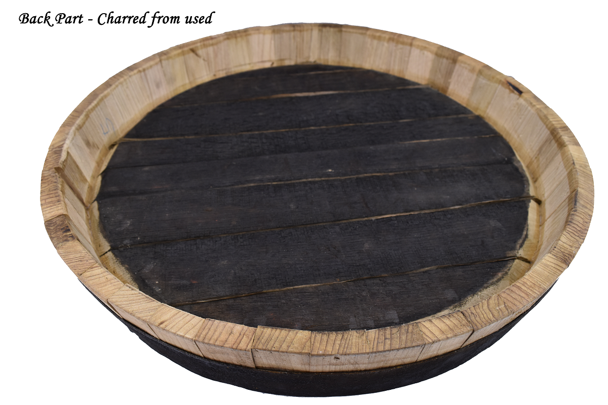 Personalized Custom Authentic American Oak Wood Barrel Head with Bands 200 Liters Barrel