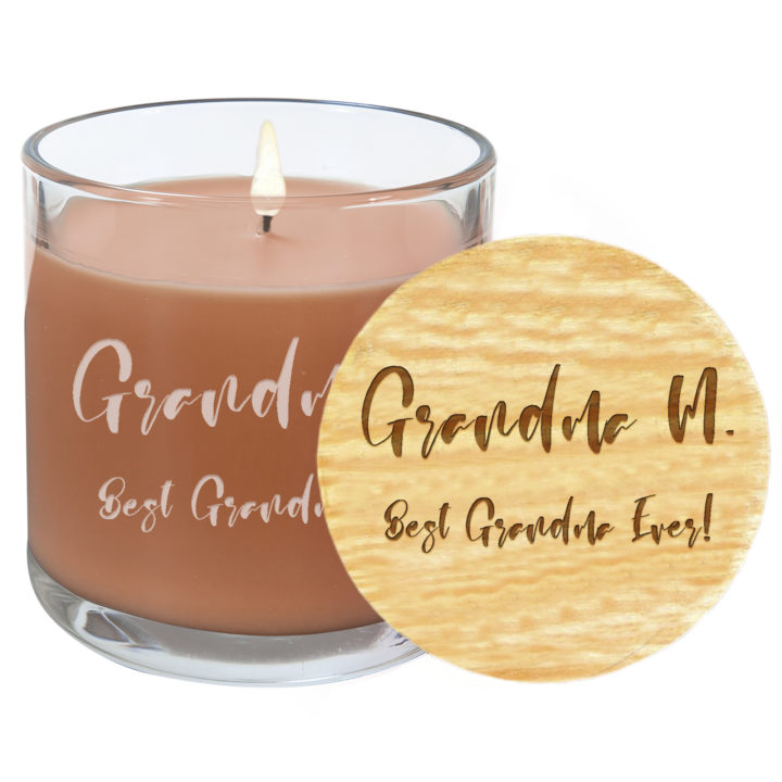 Personalized 14 oz. Jar Scented Candle with Wood Lid - Image 8