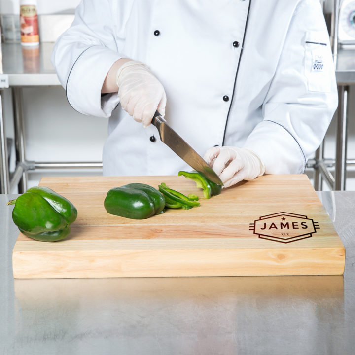 Personalized Cadet Wood Cutting Board