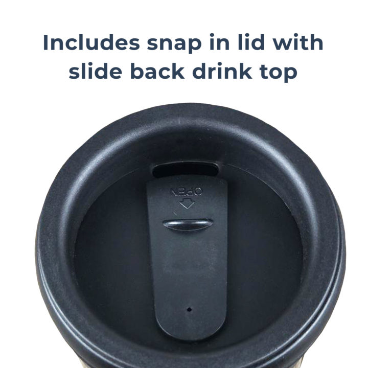 Personalized 16oz Travel Mug with Handle - Image 3