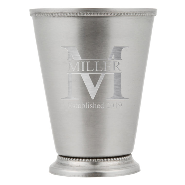 Personalized Monogram 16 oz. Mint Julep Cup w/ Beaded Detailing - Image 6