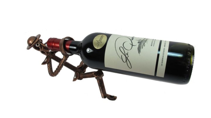 Wine Bottle Holder - Don Quixote Drinking - Image 2