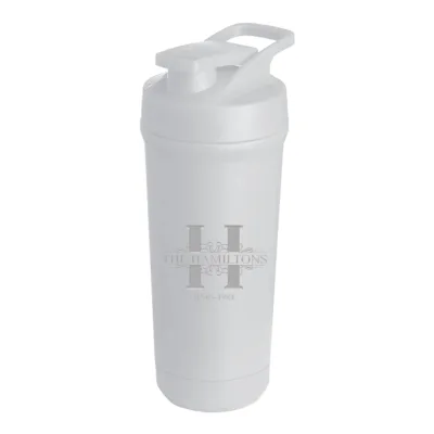 Personalized Royal Monogram 27 oz. Stainless Steel Protein Shaker