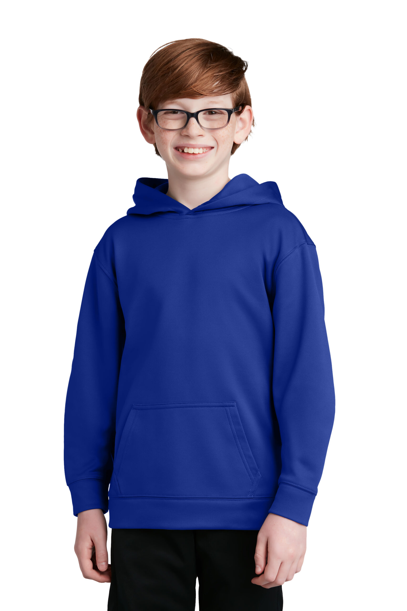 Sport-Tek Youth Sport-Wick Fleece Hooded Pullover