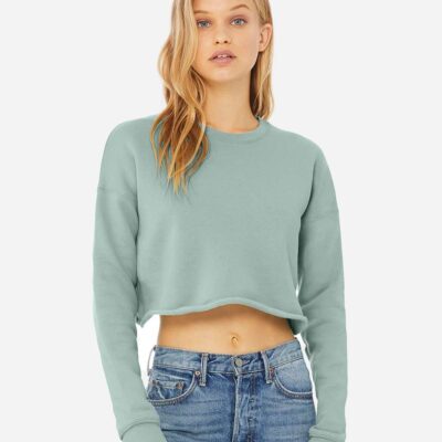 Bella + Canvas Ladies' Cropped Fleece Crew