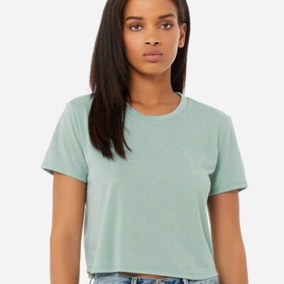Bella + Canvas Women’s Flowy Cropped Tee