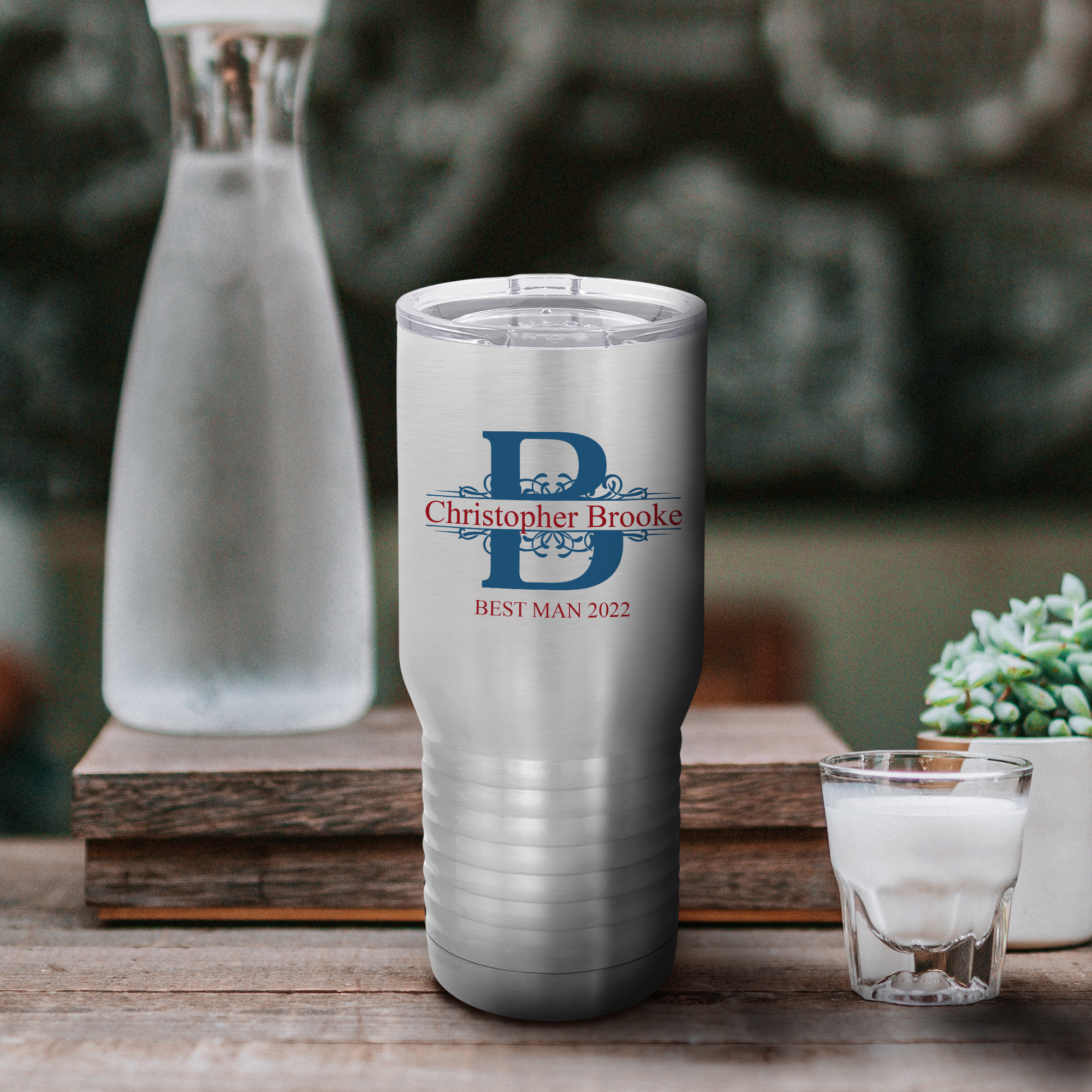 Personalized 20oz. Tall Tumbler with Clear Lid
