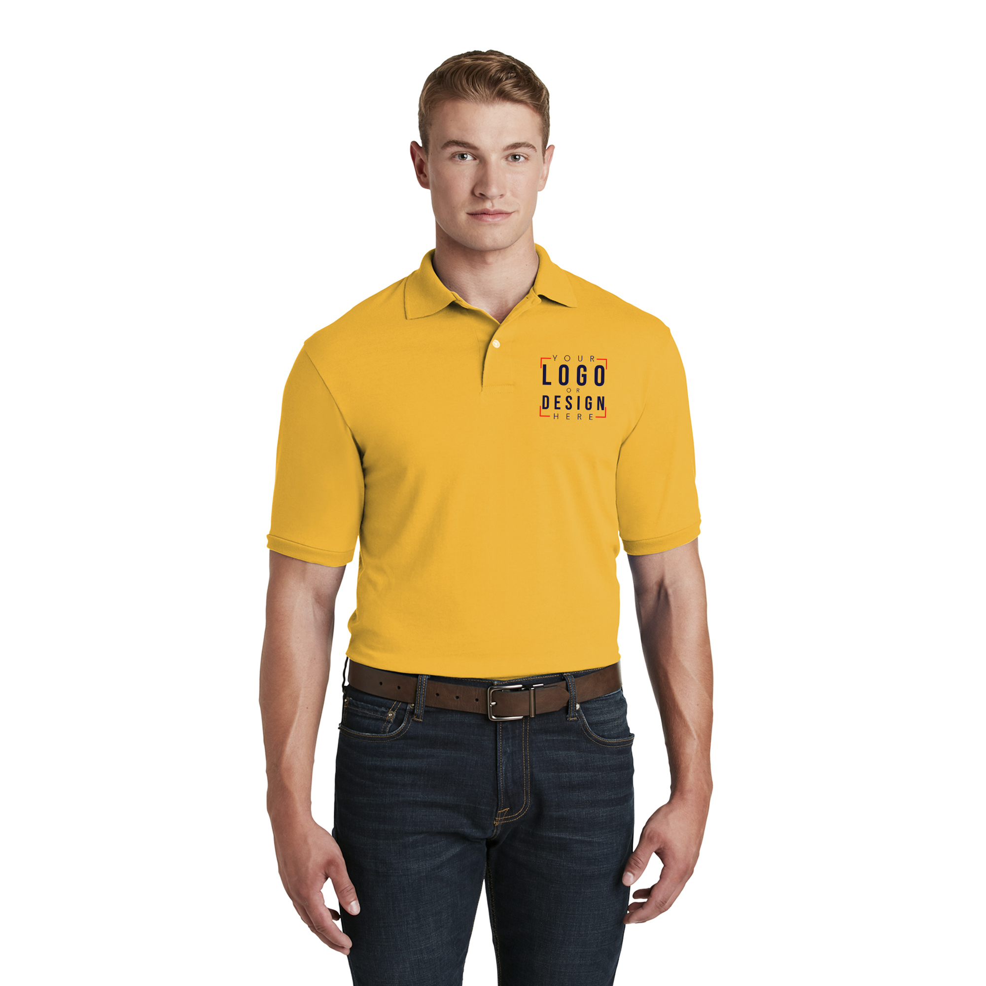JERZEES - SpotShield 5.6-Ounce Jersey Knit Sport Shirt