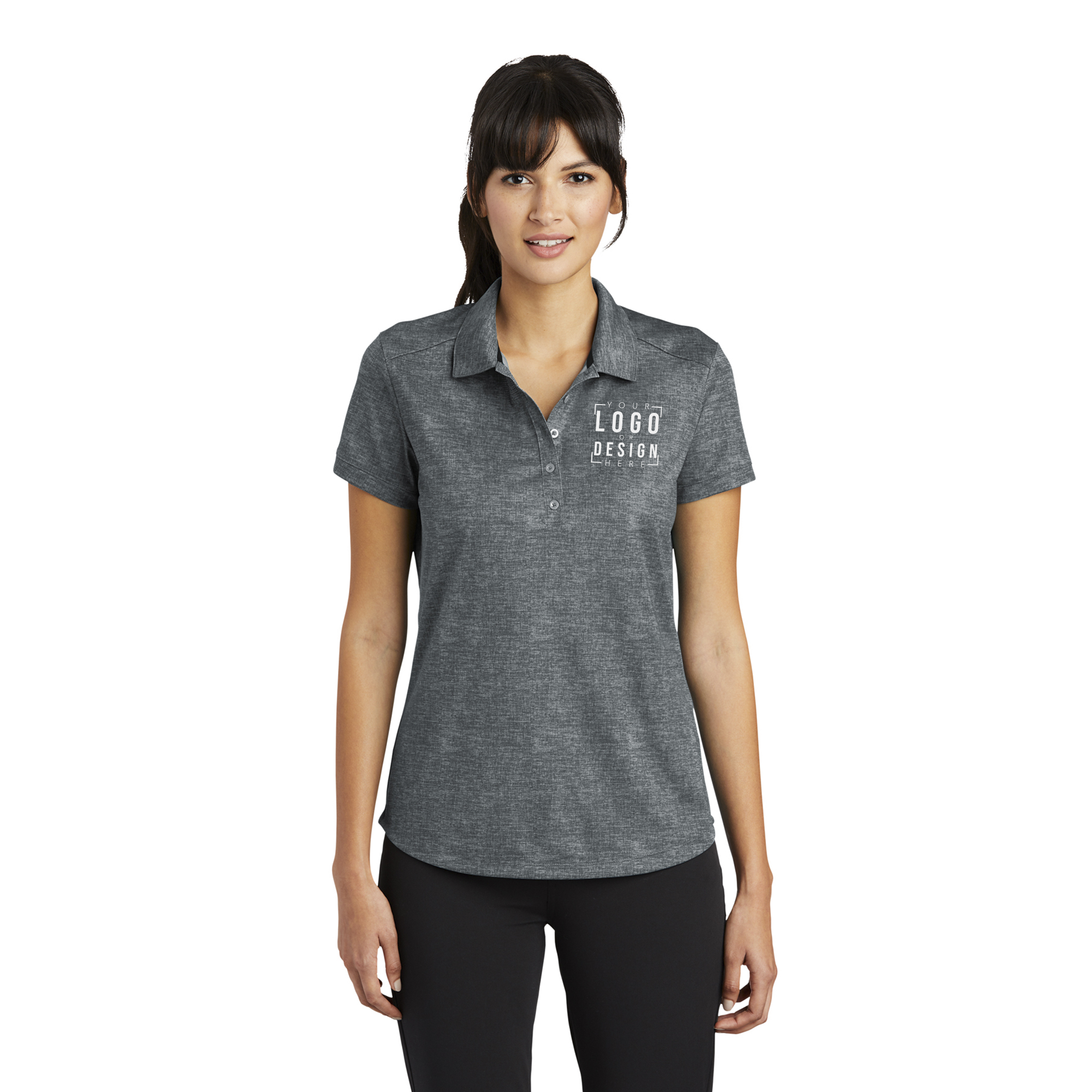 Nike Ladies Dri-FIT Crosshatch Polo