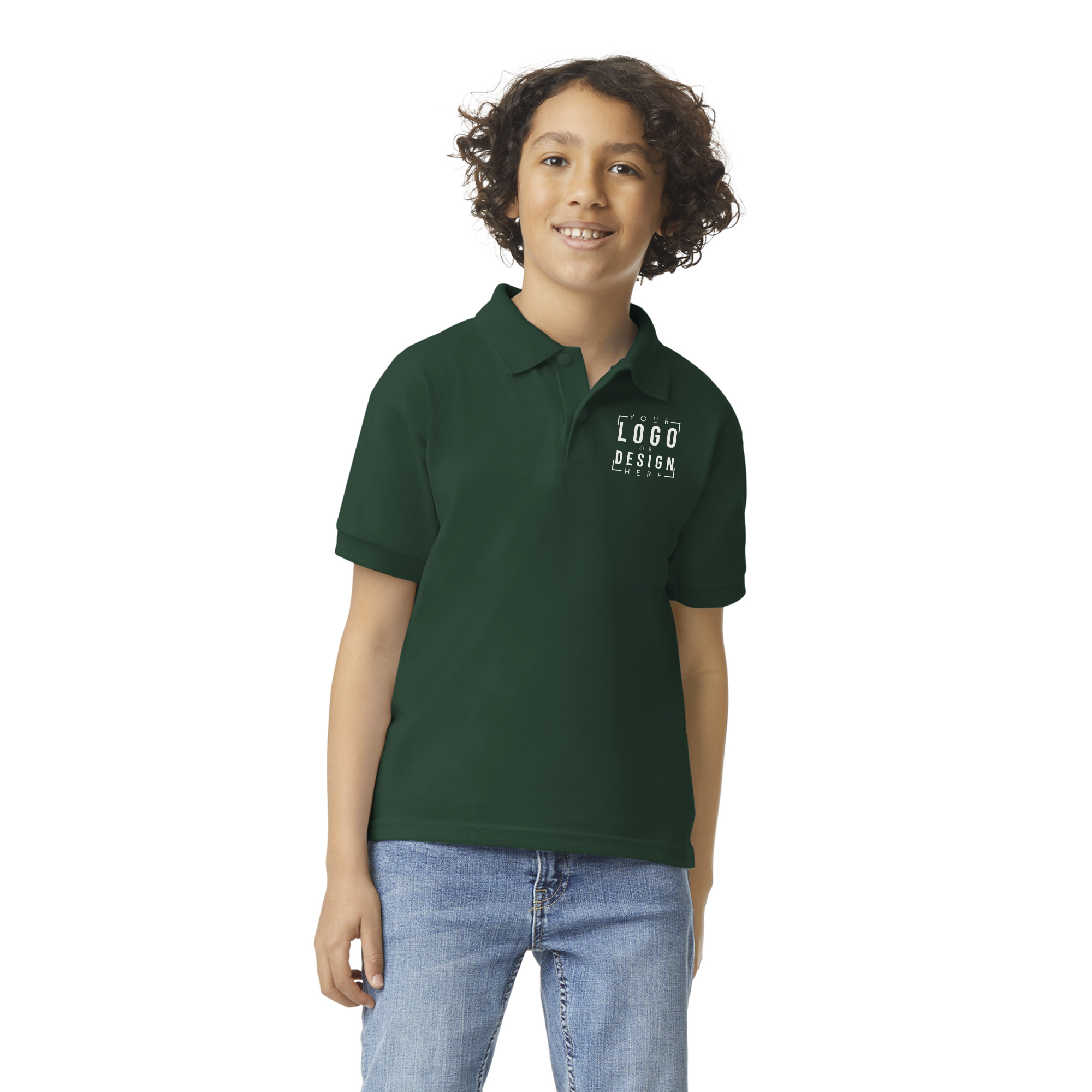 Gildan Youth DryBlend 6-Ounce Jersey Knit Sport Shirt