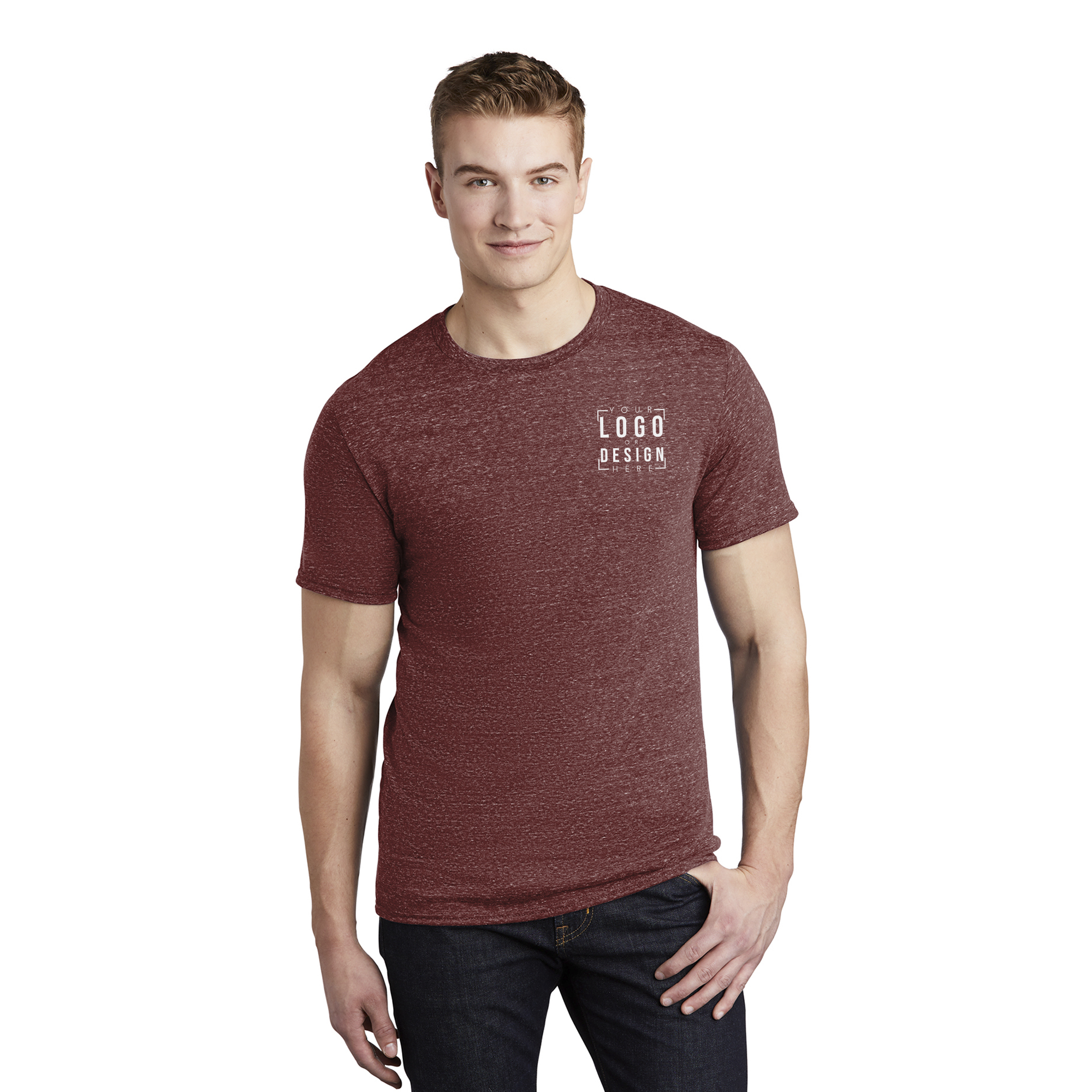 JERZEES Snow Heather Jersey T-Shirt