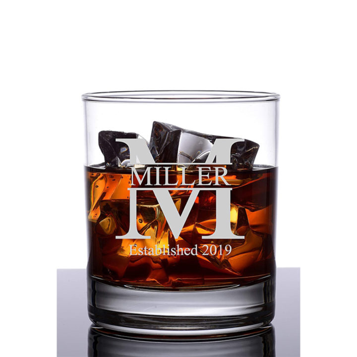 Personalized Miller Rock Whiskey Glass - Image 2
