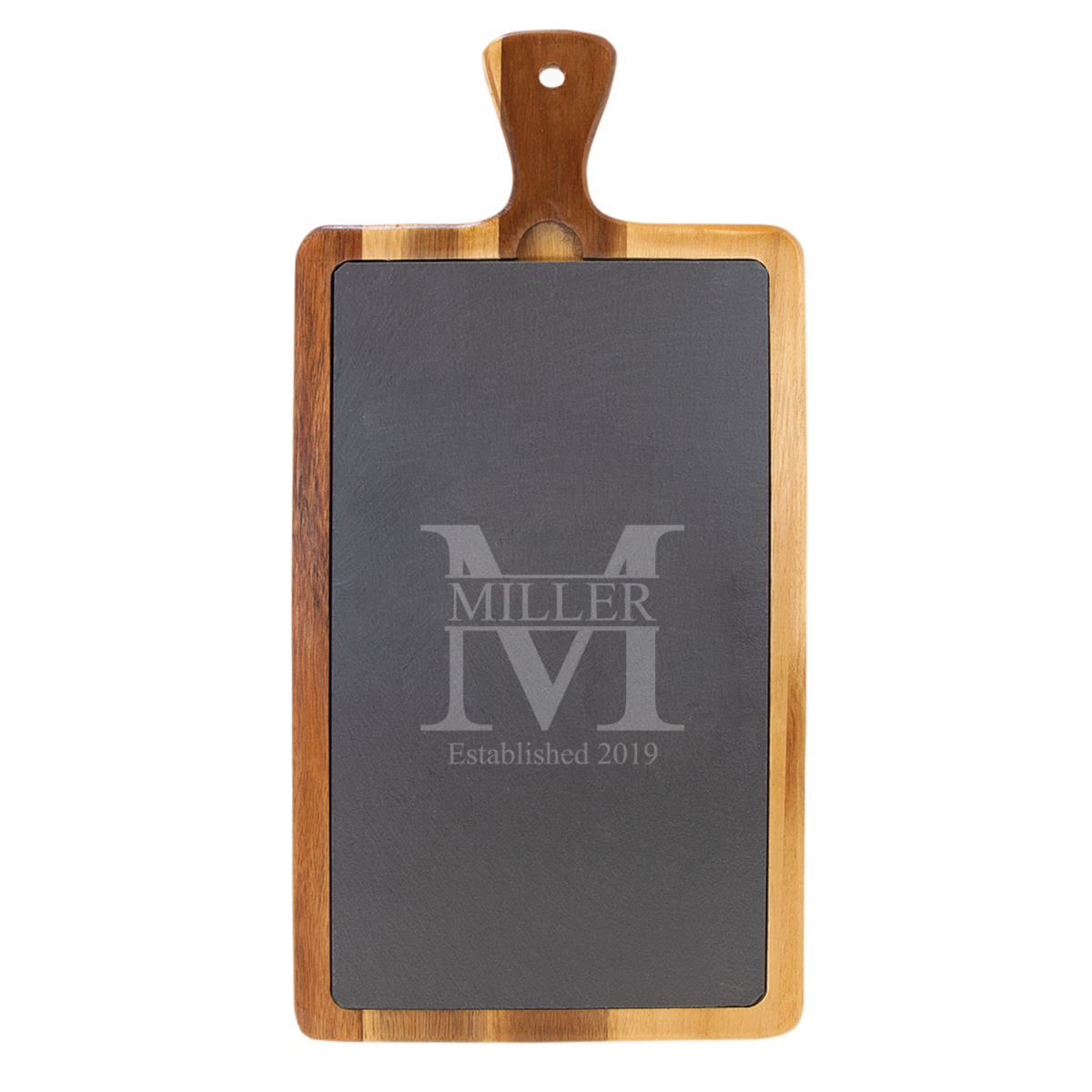 Personalized Miller Wood Slate Cutting Board - Image 2
