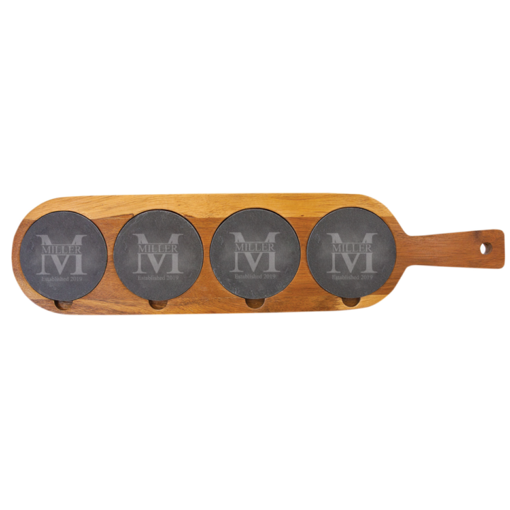 Miller Personalized Coaster Serving Board