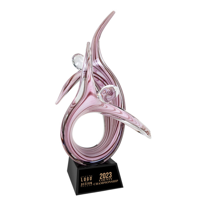 Personalized Duo Figure Rising Award - Image 3