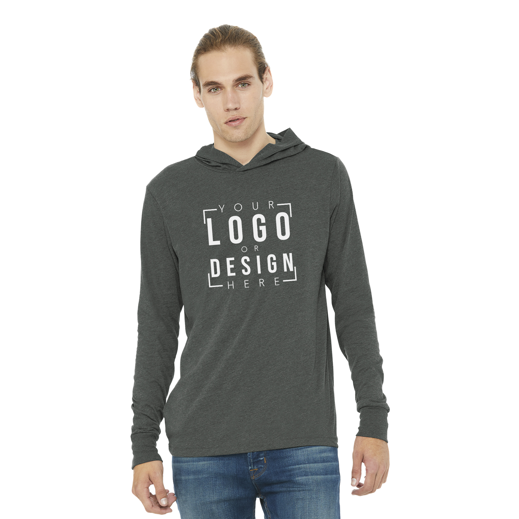 BELLA+CANVAS Unisex Jersey Long Sleeve Hoodie