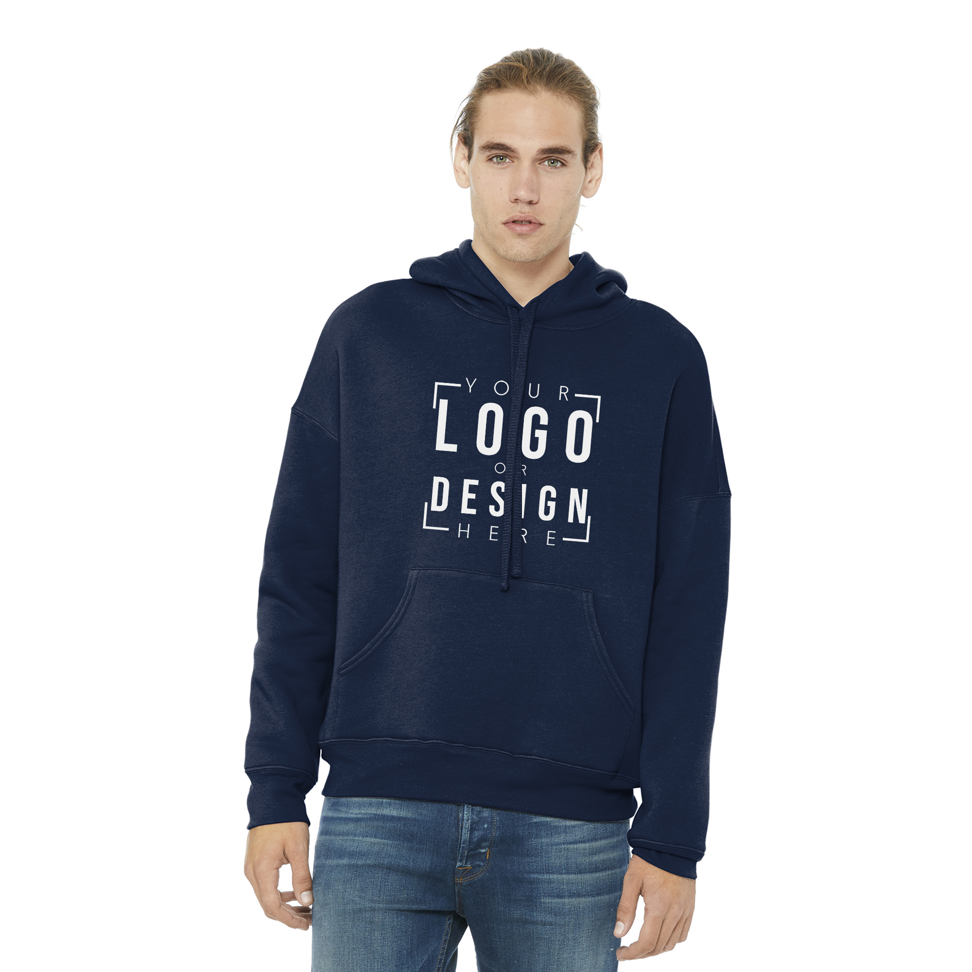 BELLA+CANVAS Unisex Sponge Fleece Pullover DTM Hoodie