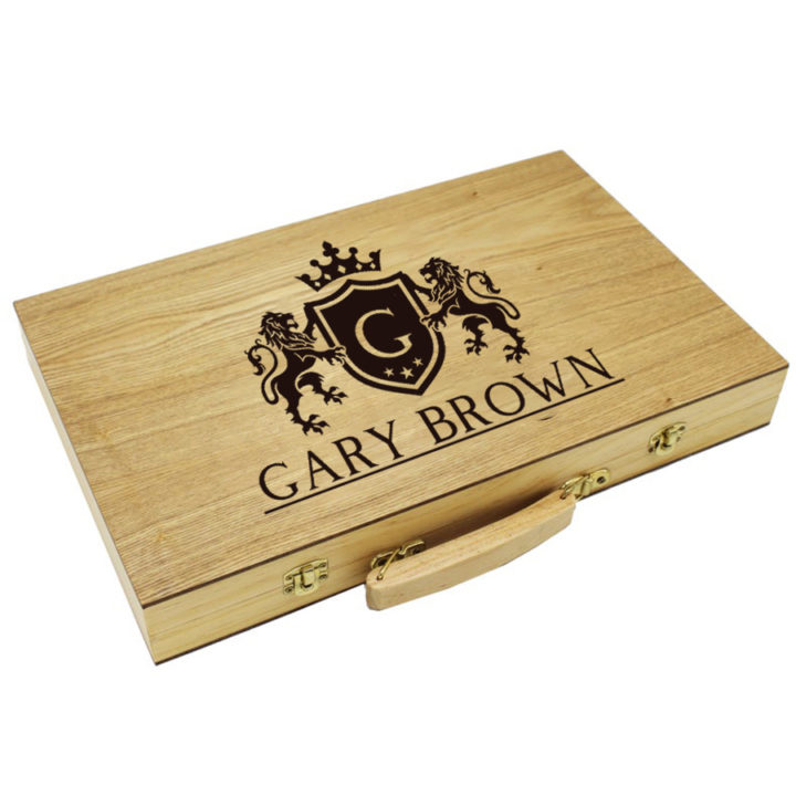 Personalized Royal Backgammon Game - Image 2