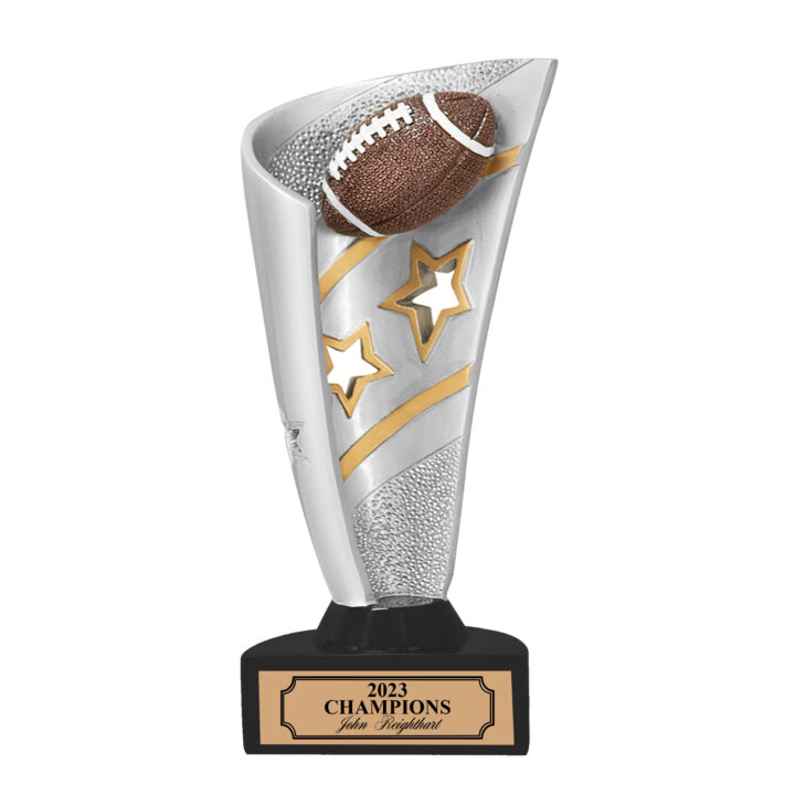 Custom Football Banner Trophy