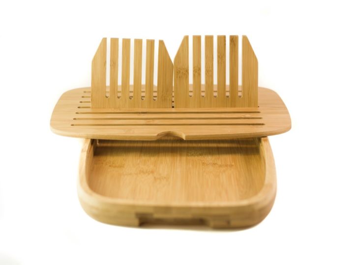 Personalized Bamboo Foldable Bread Slicer - Image 3