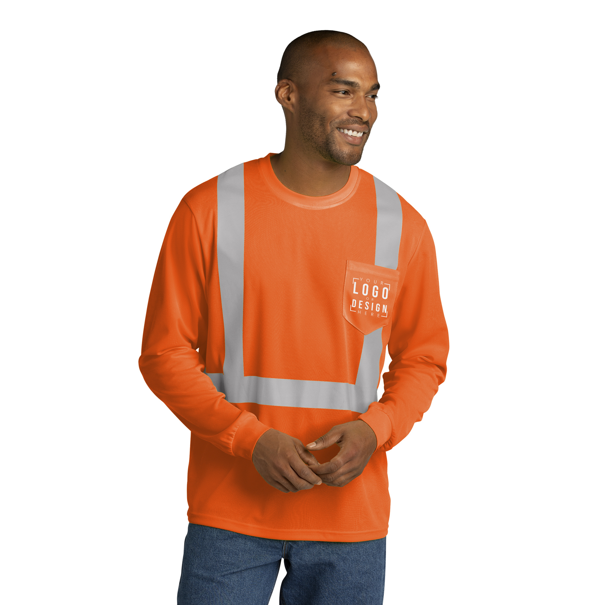 CornerStone ANSI 107 Class 2 Mesh Long Sleeve Tee