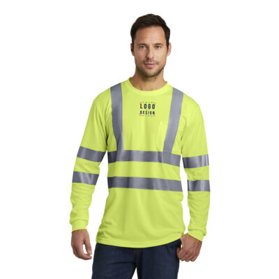 CornerStone - ANSI 107 Class 3 Long Sleeve Snag-Resistant Reflective T-Shirt