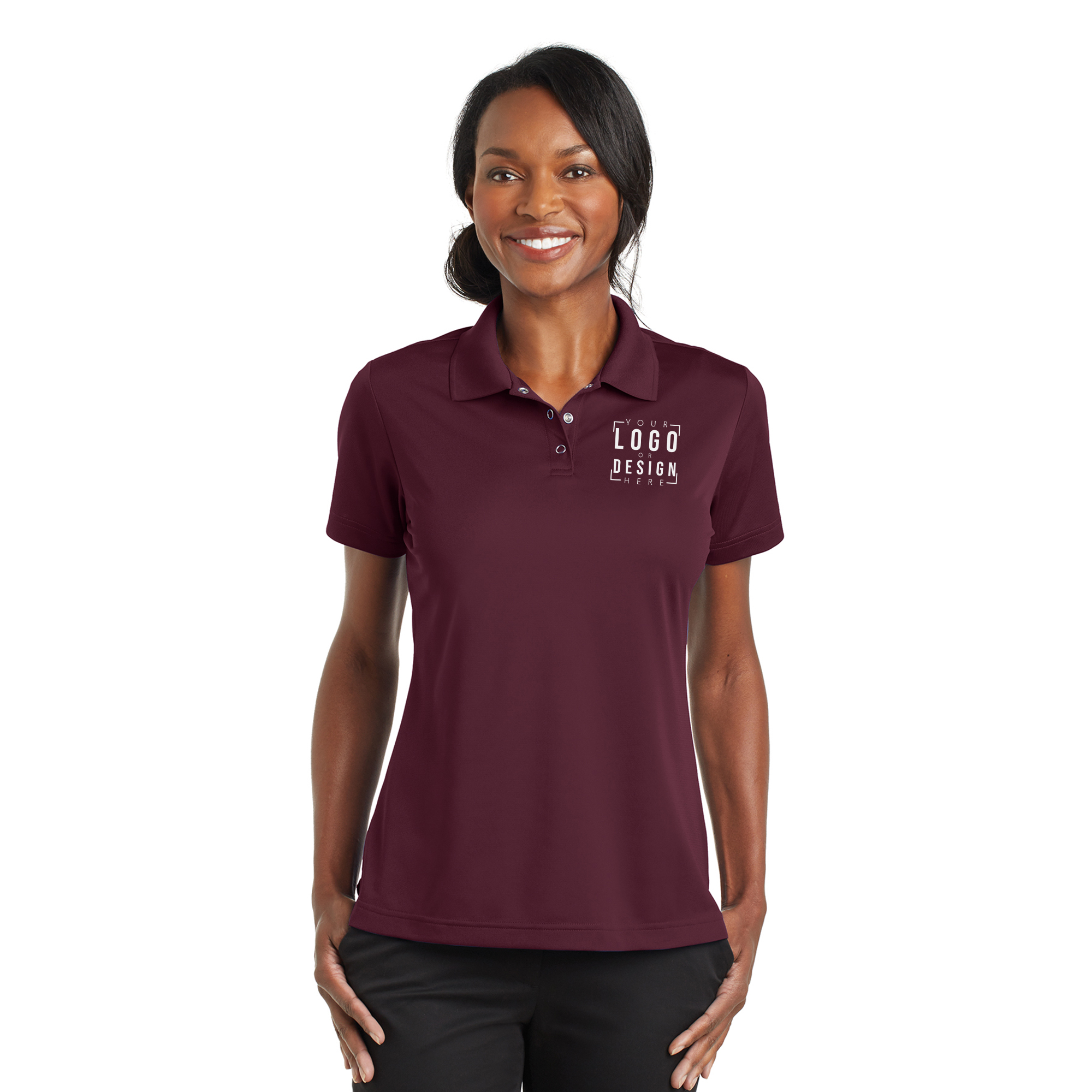 CornerStone Ladies Micropique Gripper Polo