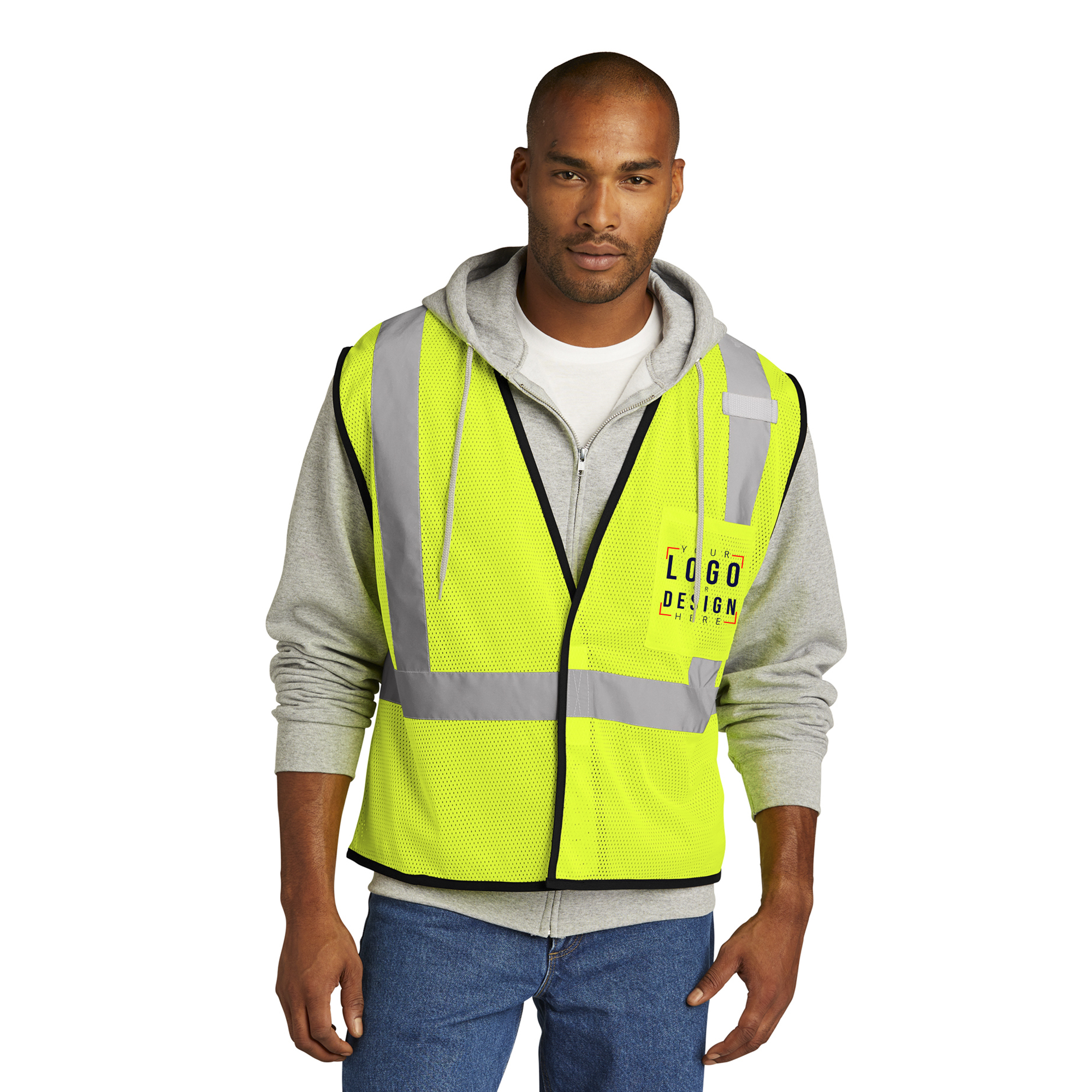 CornerStone ANSI 107 Class 2 Economy Mesh One-Pocket Vest.