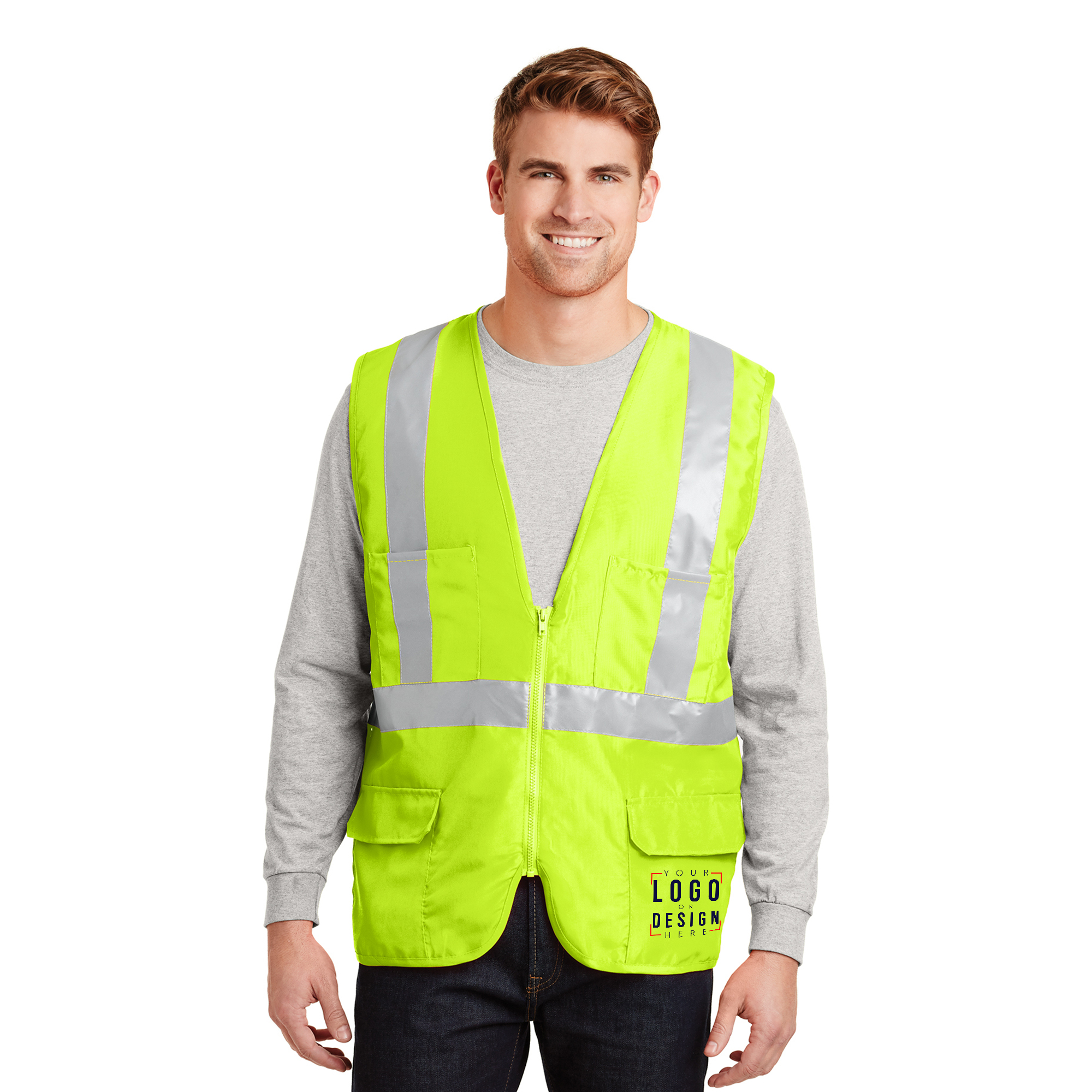 CornerStone ANSI 107 Class 2 Mesh Back Safety Vest