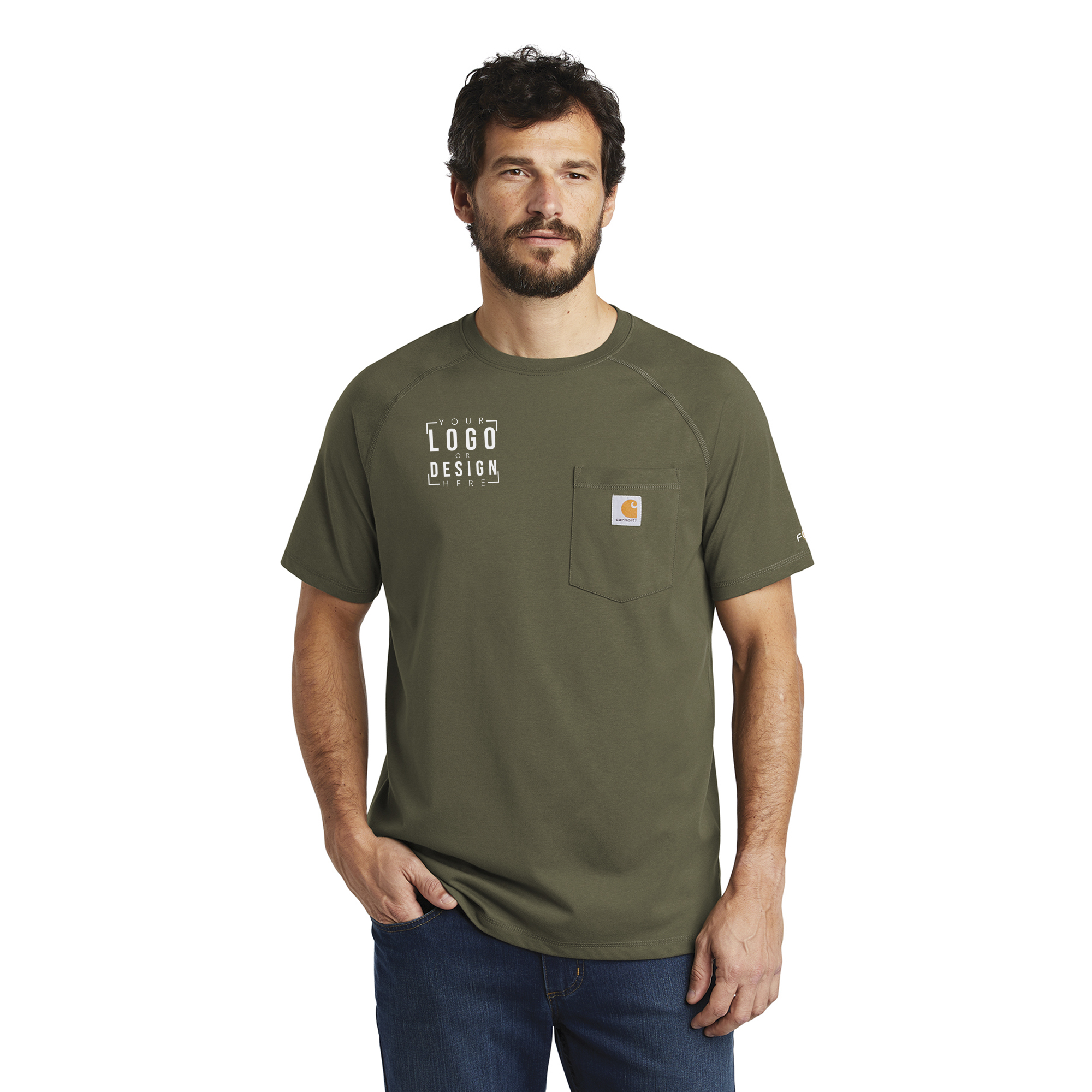 Carhartt Force Cotton Delmont Short Sleeve T-Shirt