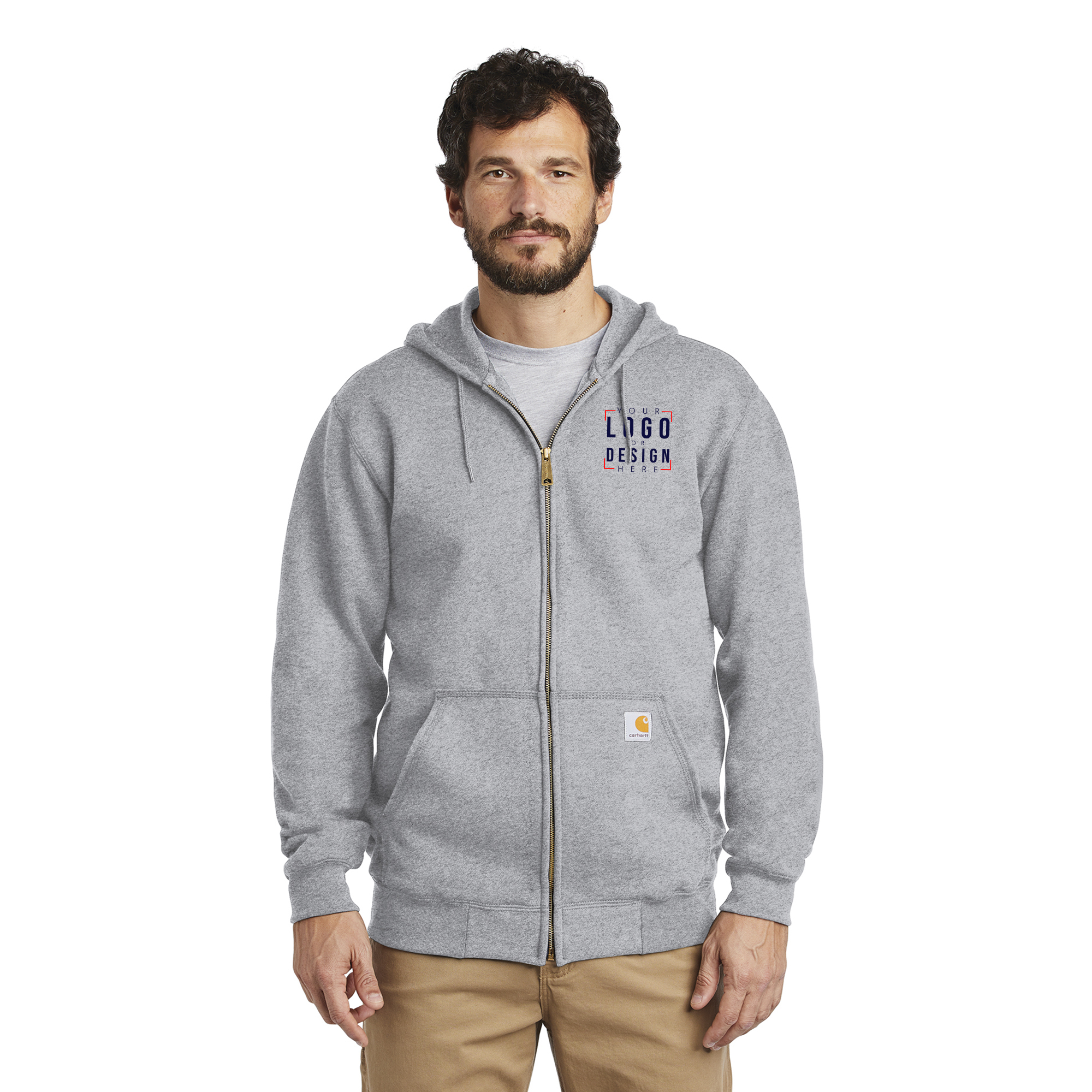 Carhartt Midweight Hooded Zip-Front Sweatshirt Carhartt Midweight Hooded Zip-Front Sweatshirt