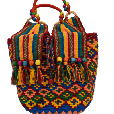 Crochet Shoulder Bag "Canasta de Bolita"