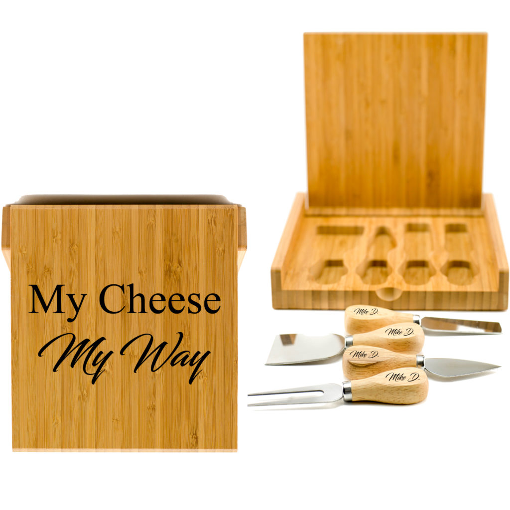 Wedding Gift - Cheese board and knife tool set