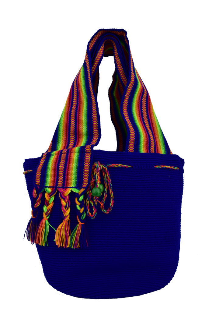 Crochet Shoulder Bag "Blue Crochet"