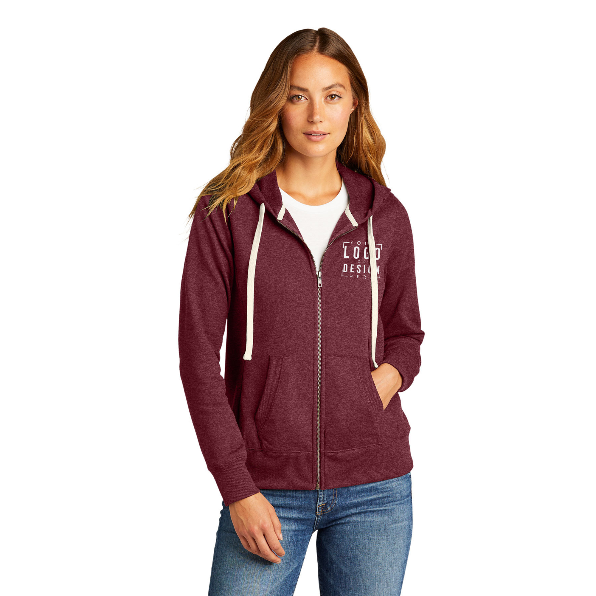 District Women's Re-FleeceFull-Zip Hoodie