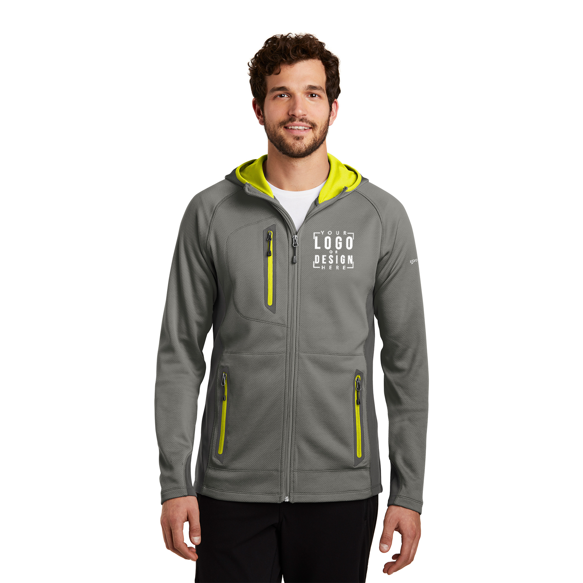 Eddie Bauer Sport Hooded Full-Zip Fleece Jacket