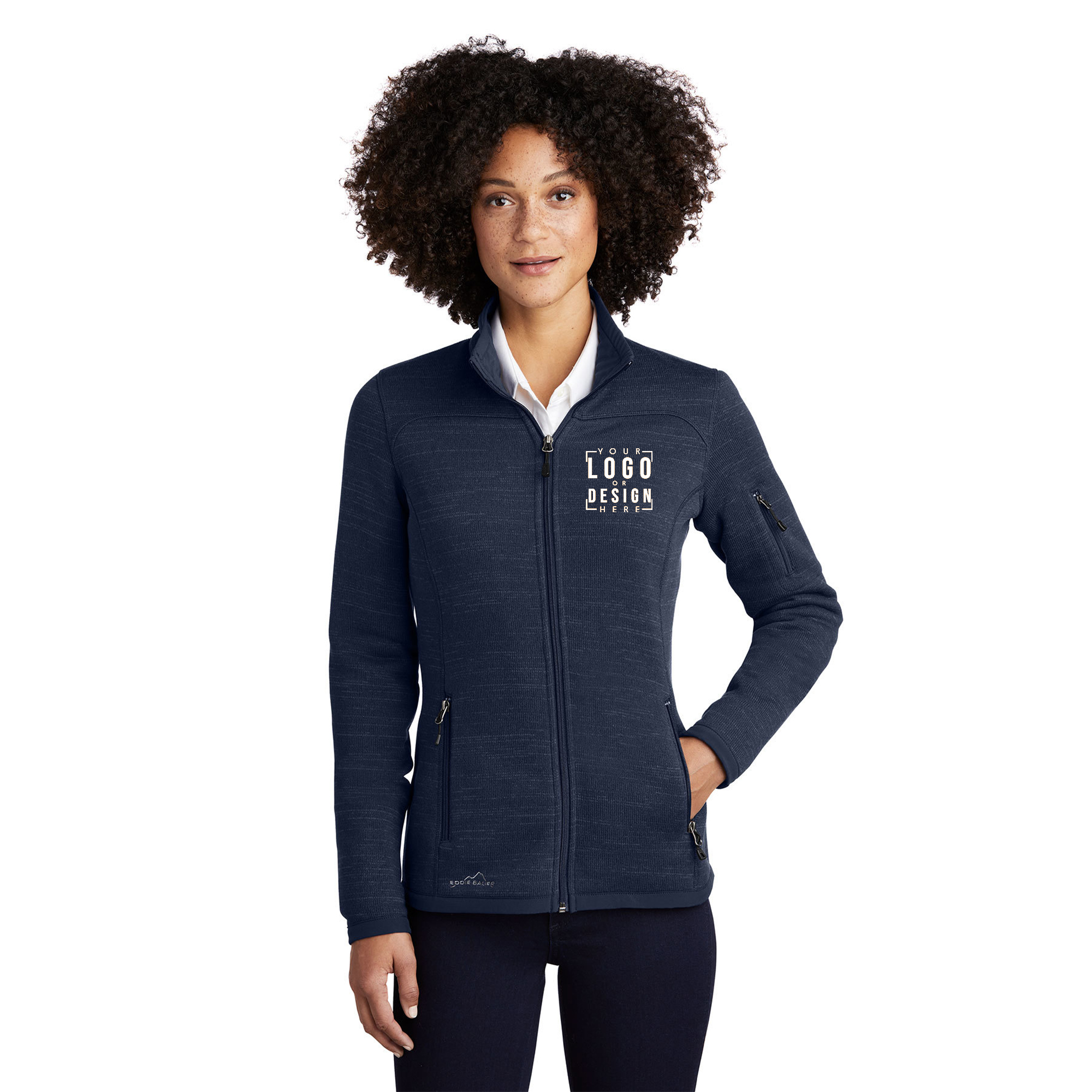 Eddie Bauer Ladies Sweater Fleece Full-Zip