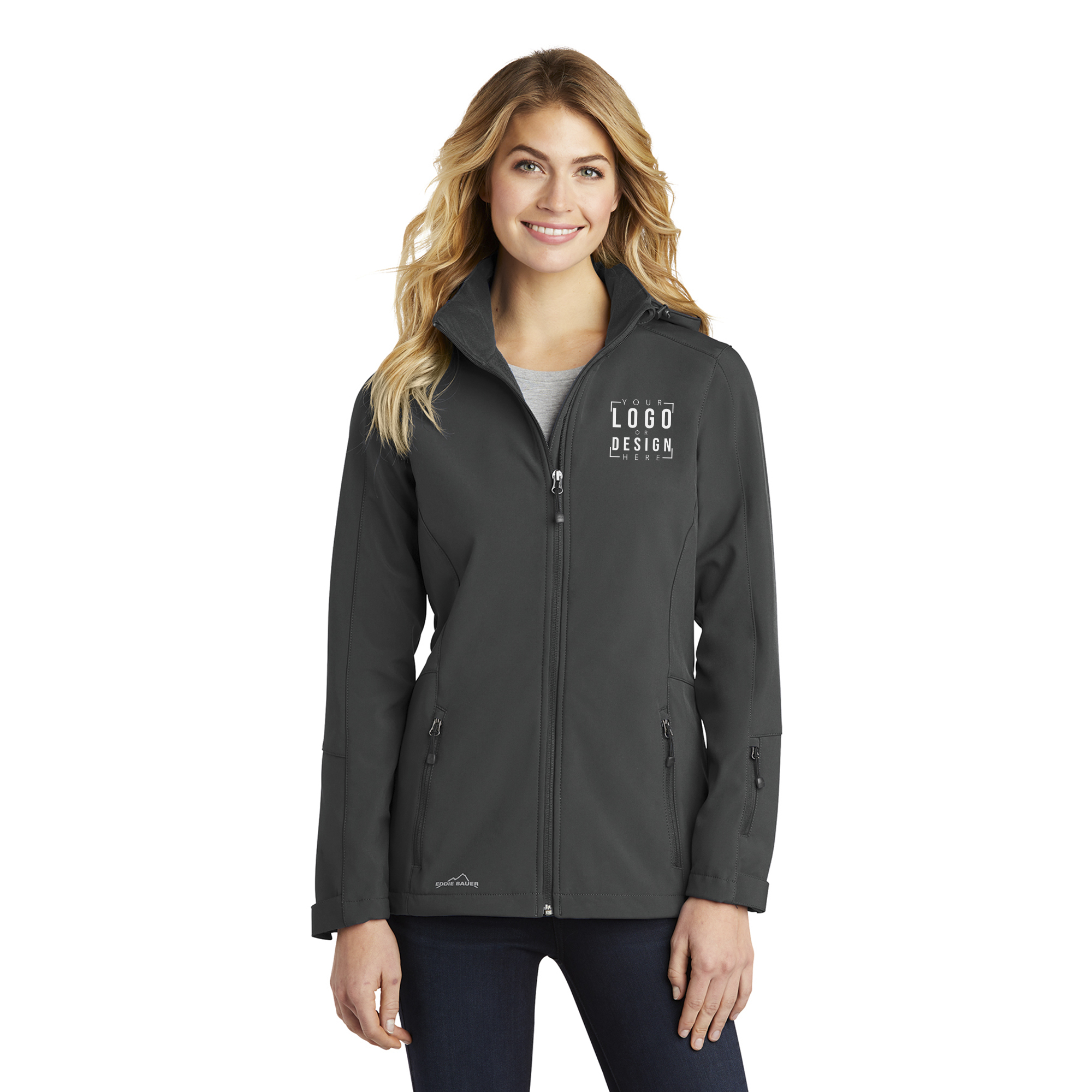 Eddie Bauer Ladies Hooded Soft Shell Parka