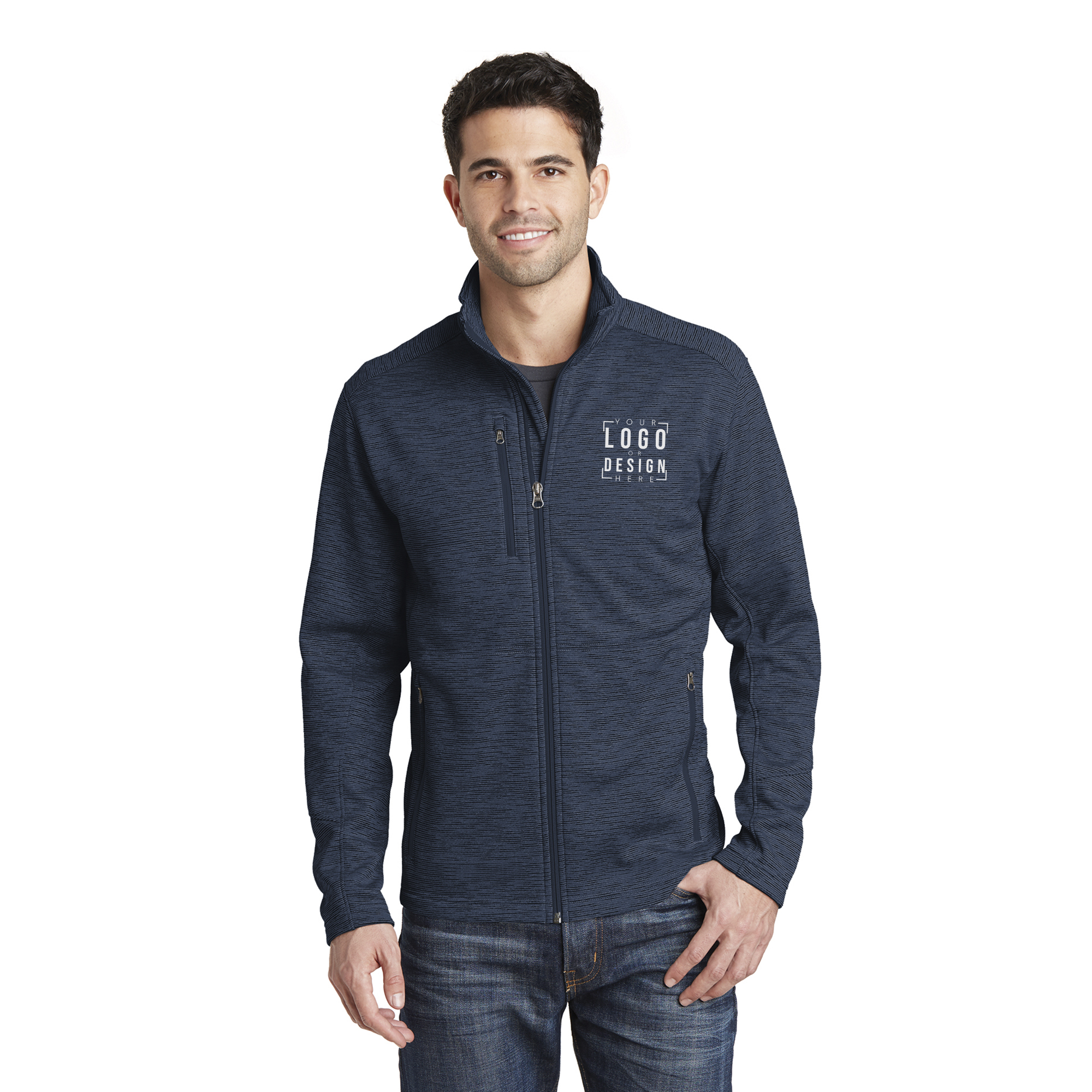 Port Authority Digi Stripe Fleece Jacket