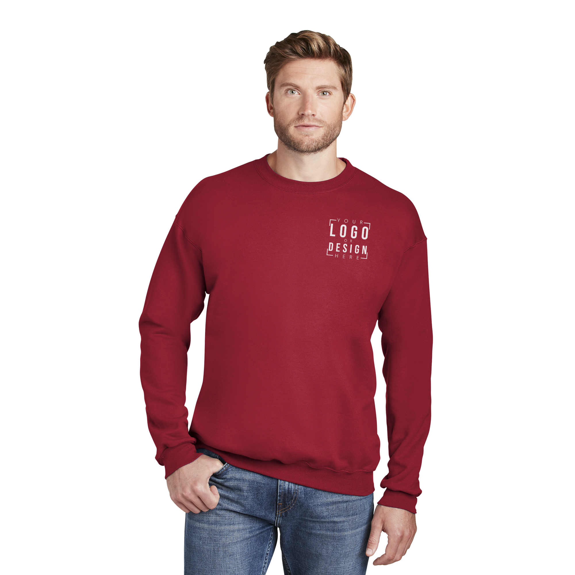 Hanes Ultimate Cotton - Crewneck Sweatshirt