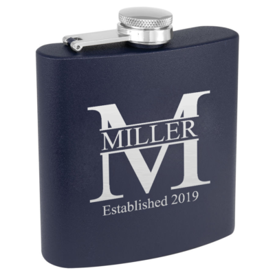 Personalized Stainless Steel Flask - Miller