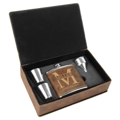 Personalized flask set