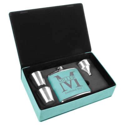 Personalized flask set