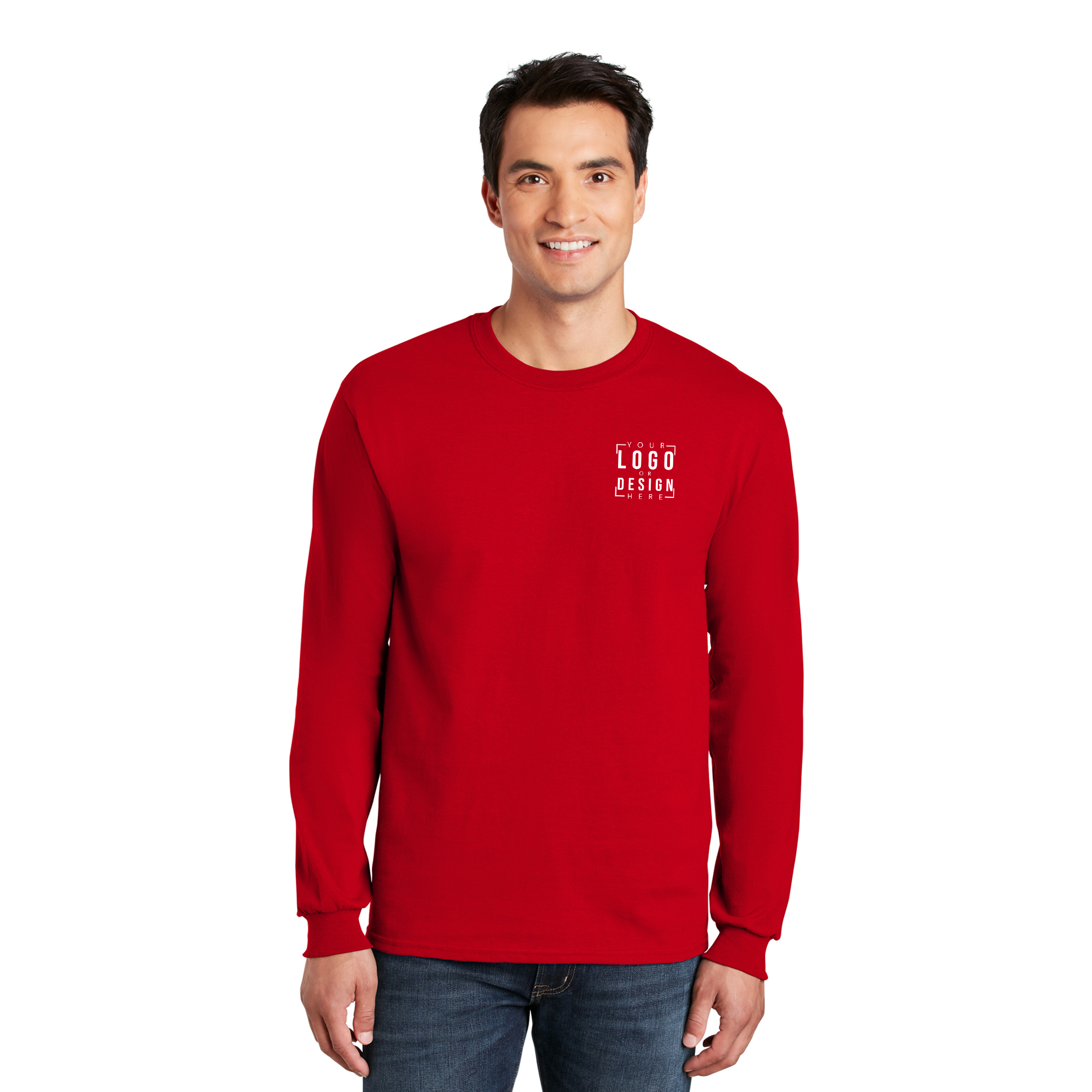 Gildan Ultra Cotton 100% Cotton Long Sleeve T-Shirt