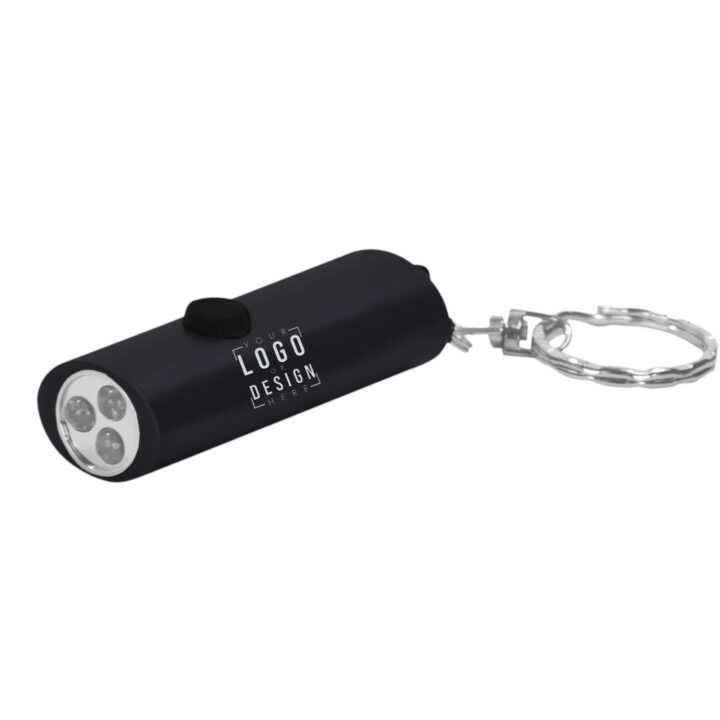 Custom 3-LED Keychain Flashlight