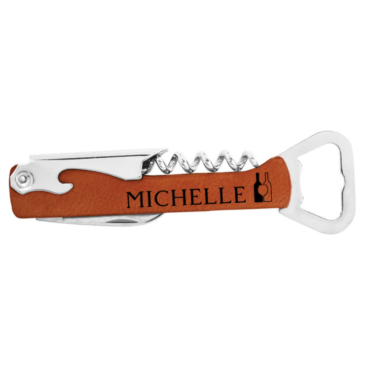 Personalized Two-Bottle Corkscrew Wine Bottle Opener - Image 4