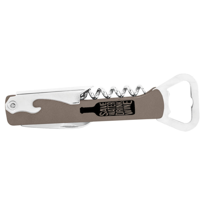 Personalized Save Water Corkscrew Wine Bottle Opener - Image 6