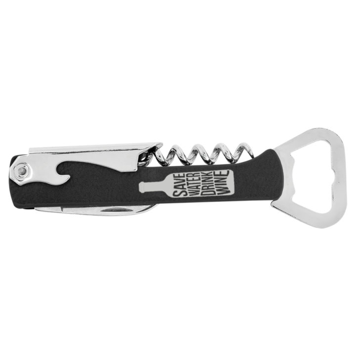 Personalized Save Water Corkscrew Wine Bottle Opener - Image 9