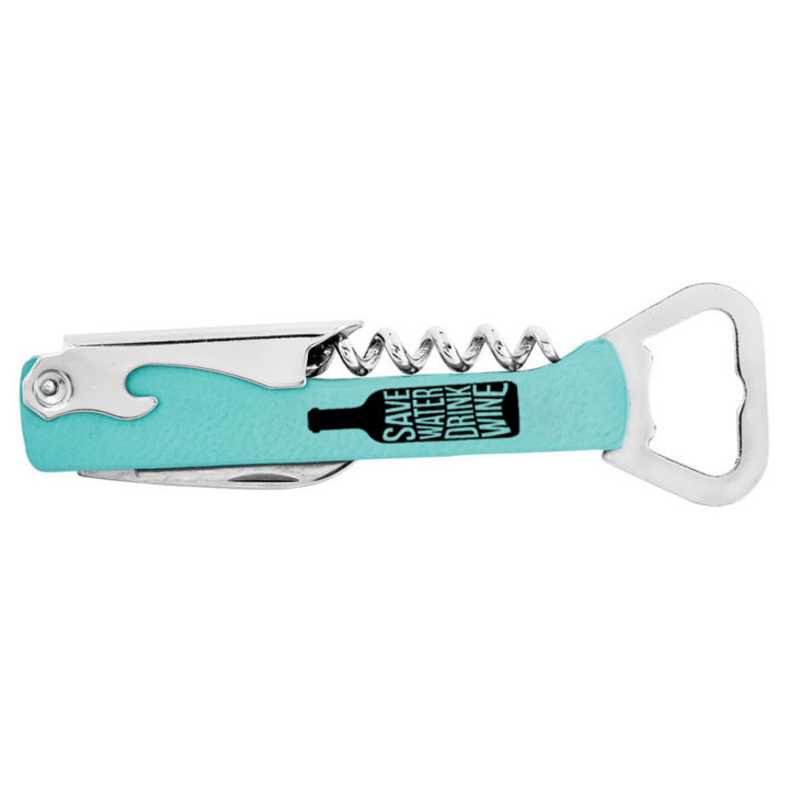 Personalized Save Water Corkscrew Wine Bottle Opener - Image 12