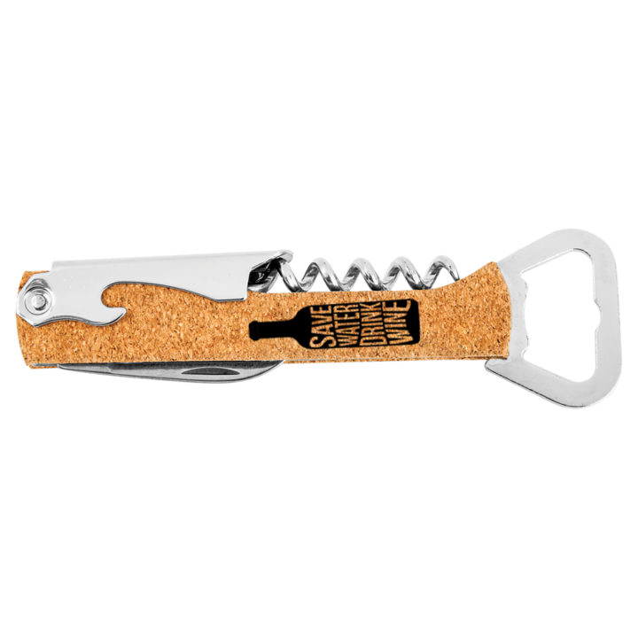 Personalized Save Water Corkscrew Wine Bottle Opener - Image 13